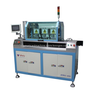 3 Stations Smart Card Punching Machine